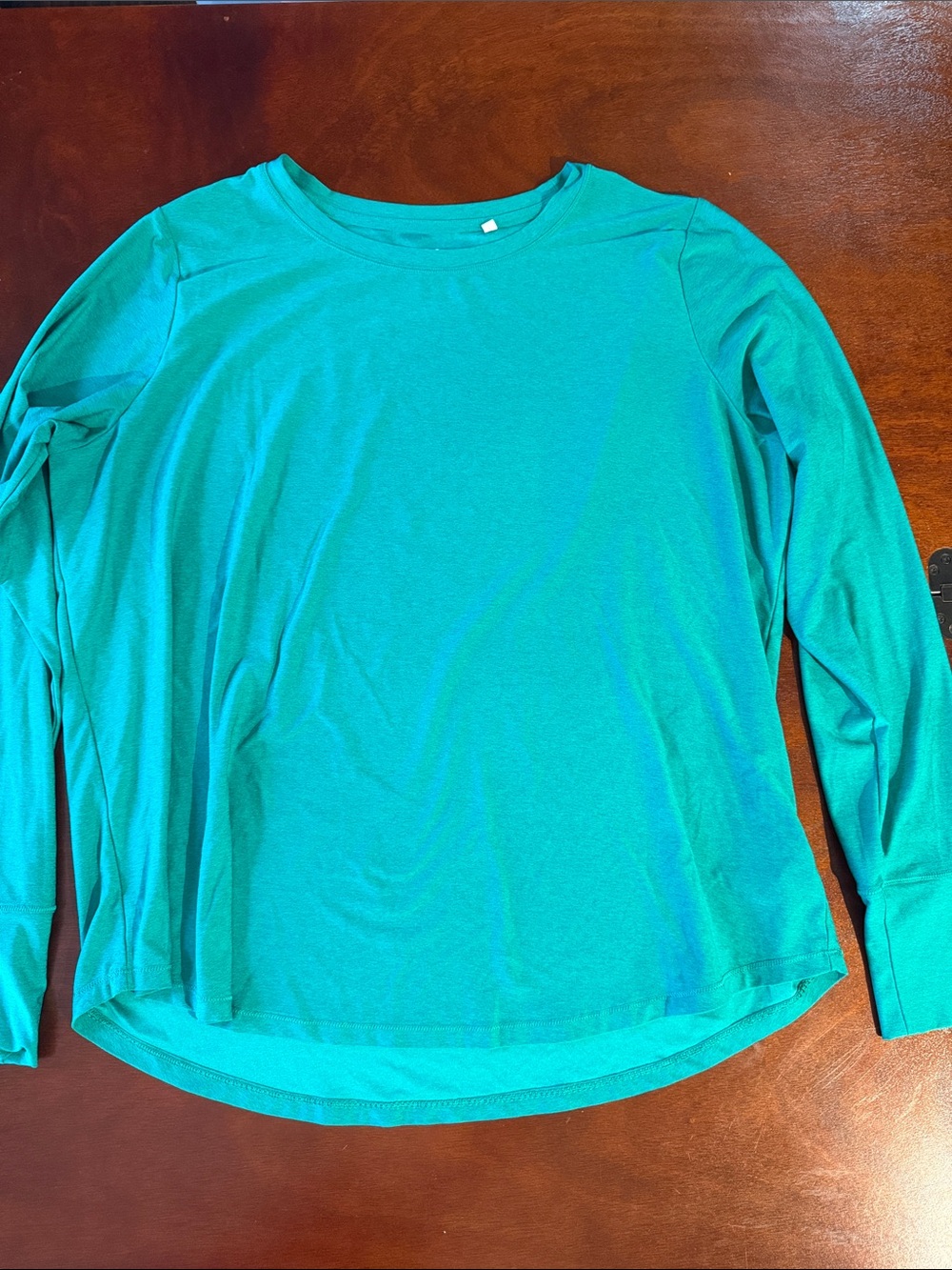 DSG Women’s Long-Sleeve Crewneck activewear Top - Teal